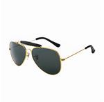 Eyewear Industry Aston Gold Black Unisex Güneş Gözlüğü