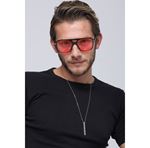 Eyewear Industry Ted Black Red Unisex Güneş Gözlüğü