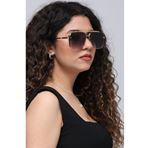 Eyewear Industry Jamie Gold Grey Unisex Güneş Gözlüğü