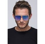 Eyewear Industry Jamie Silver Blue Unisex Güneş Gözlüğü