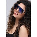 Eyewear Industry Jeffrey Silver Blue Unisex Güneş Gözlüğü