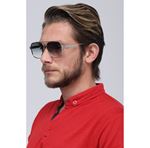 Eyewear Industry Ron Silver Green Unisex Güneş Gözlüğü