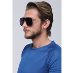 Eyewear Industry Zach Gold Black Unisex Güneş Gözlüğü