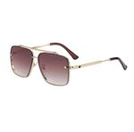 Massimo Visione Premium Gold Brown Unisex  Güneş Gözlüğü