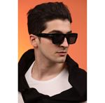 Massimo Visione Six Bright Black Unisex  Güneş Gözlüğü