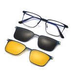 Alpottica Magnetic Eyewear 7012  3 in 1 DARK BLUE